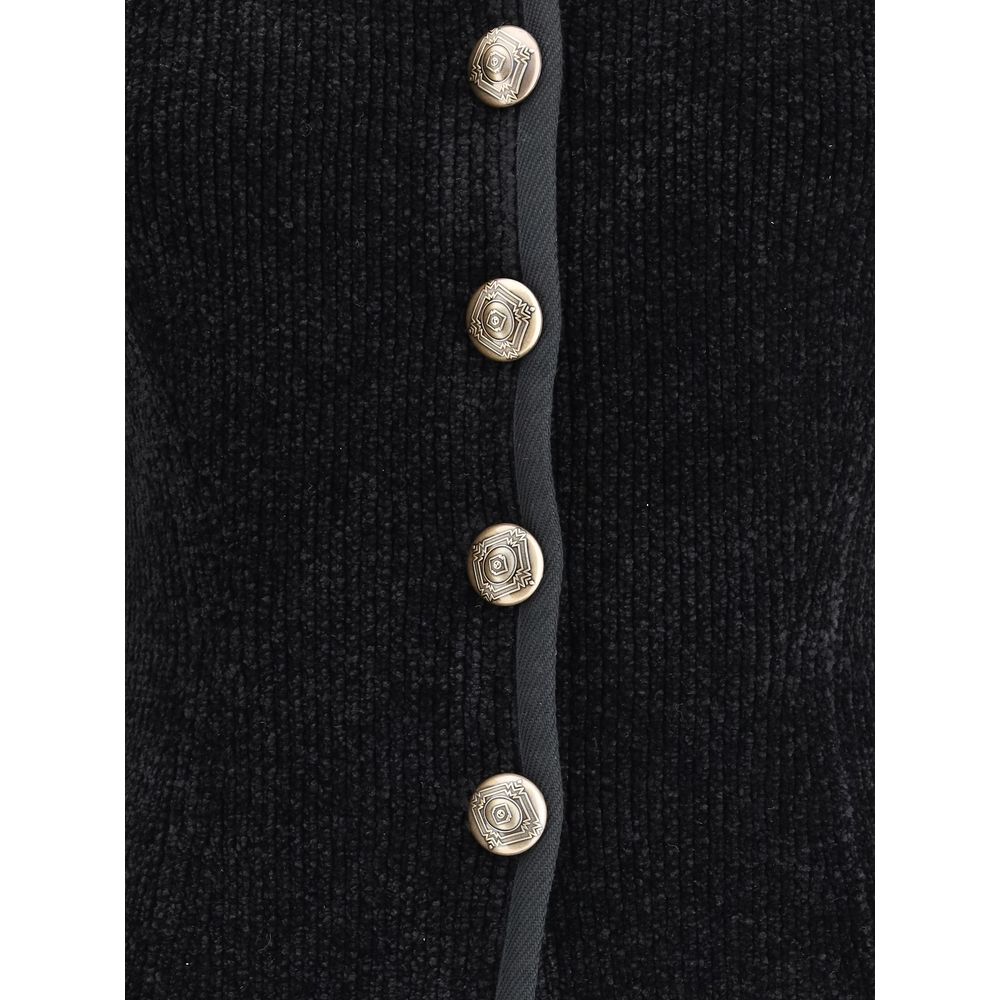 Black Silk Blazer