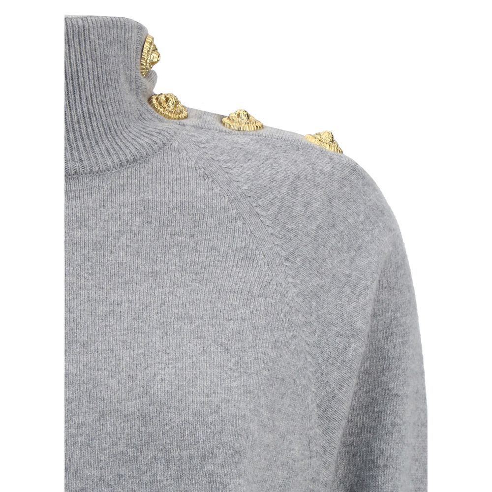 Gray Cashmere Casual Dress
