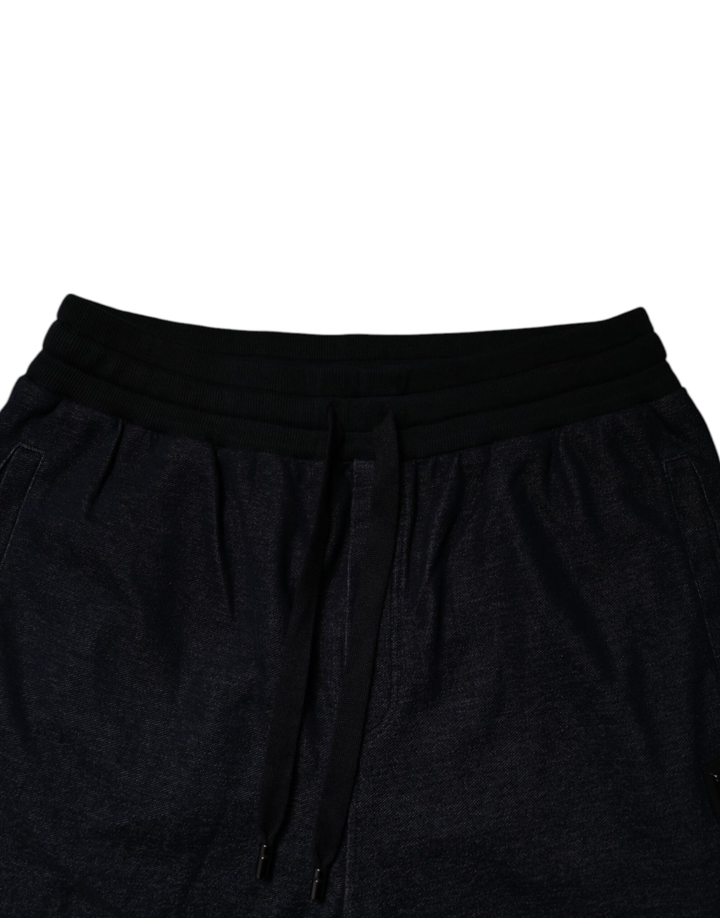 Black Cotton Blend Men Jogger Trouser Pants