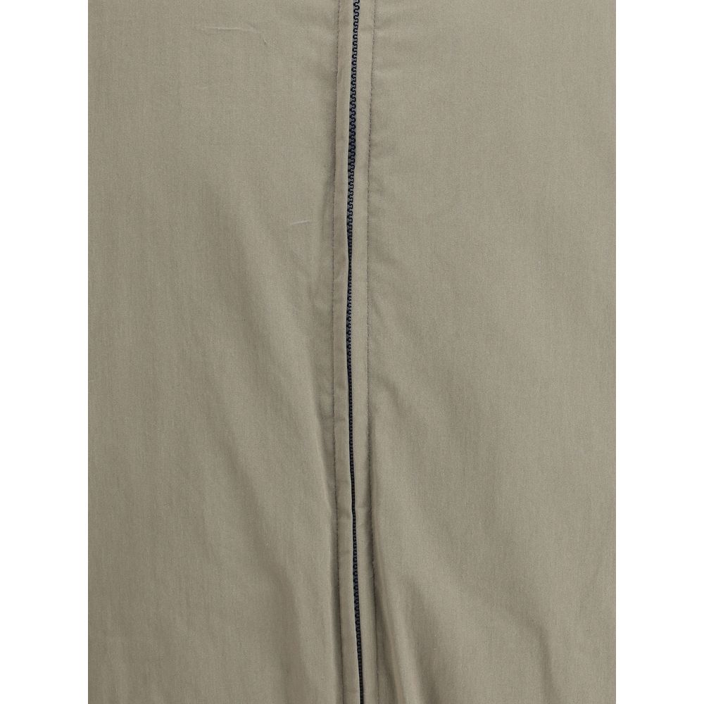 Green Cotton Coat