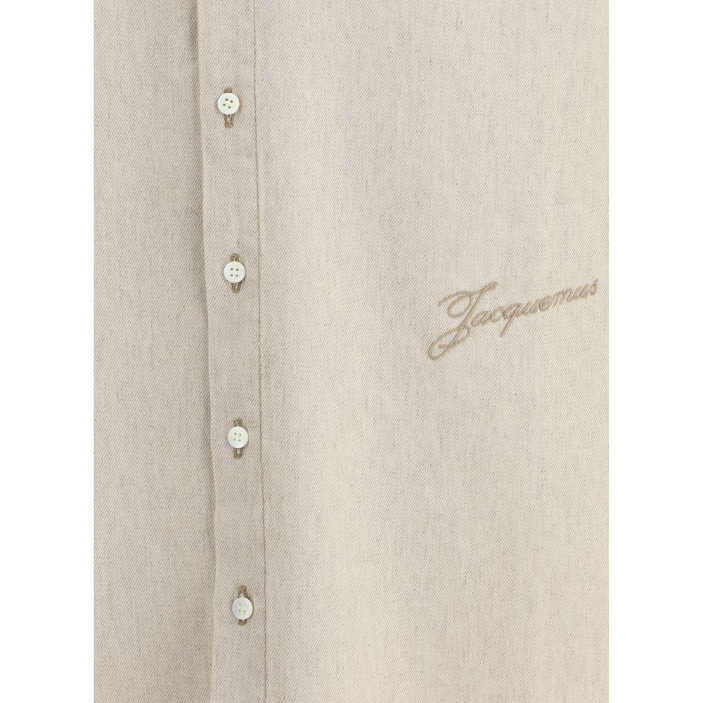 Beige Denim Shirt