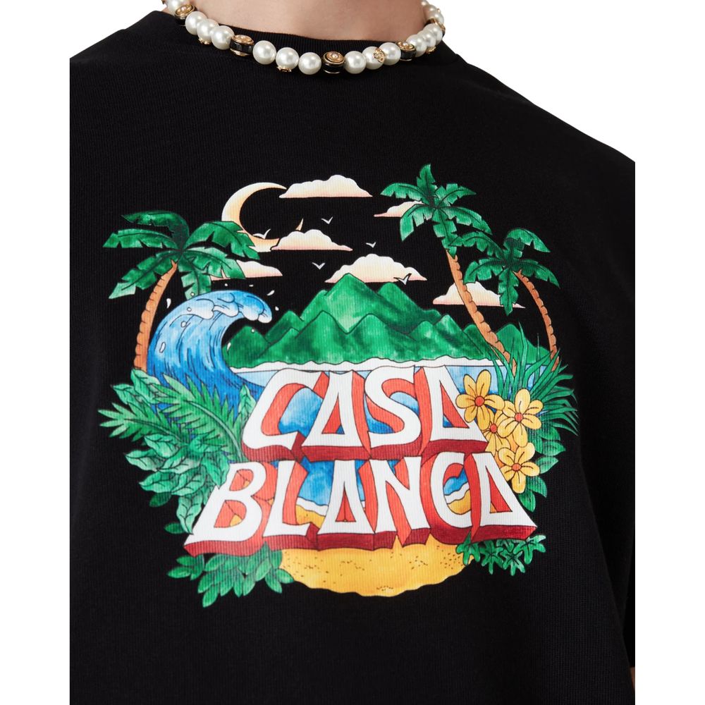 Black Cotton T-Shirt