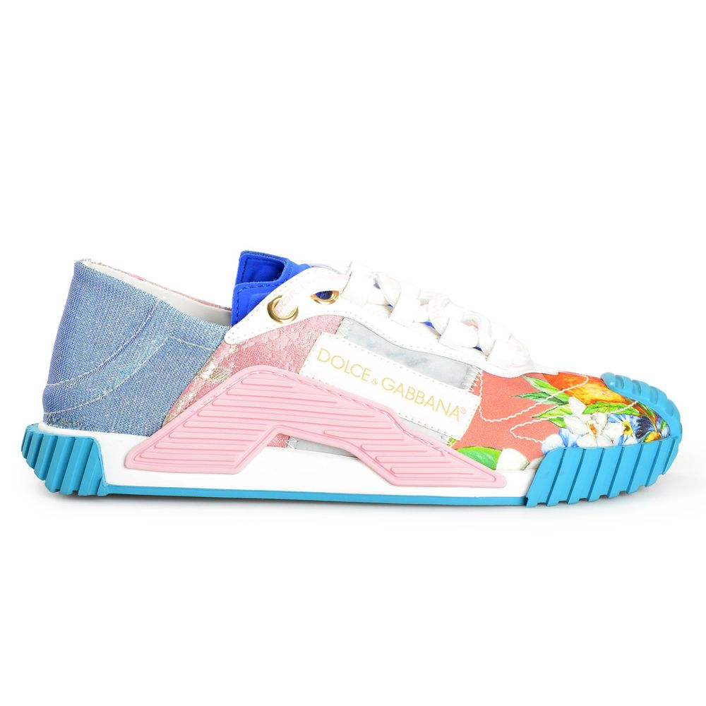 Zapatillas de algodón multicolor