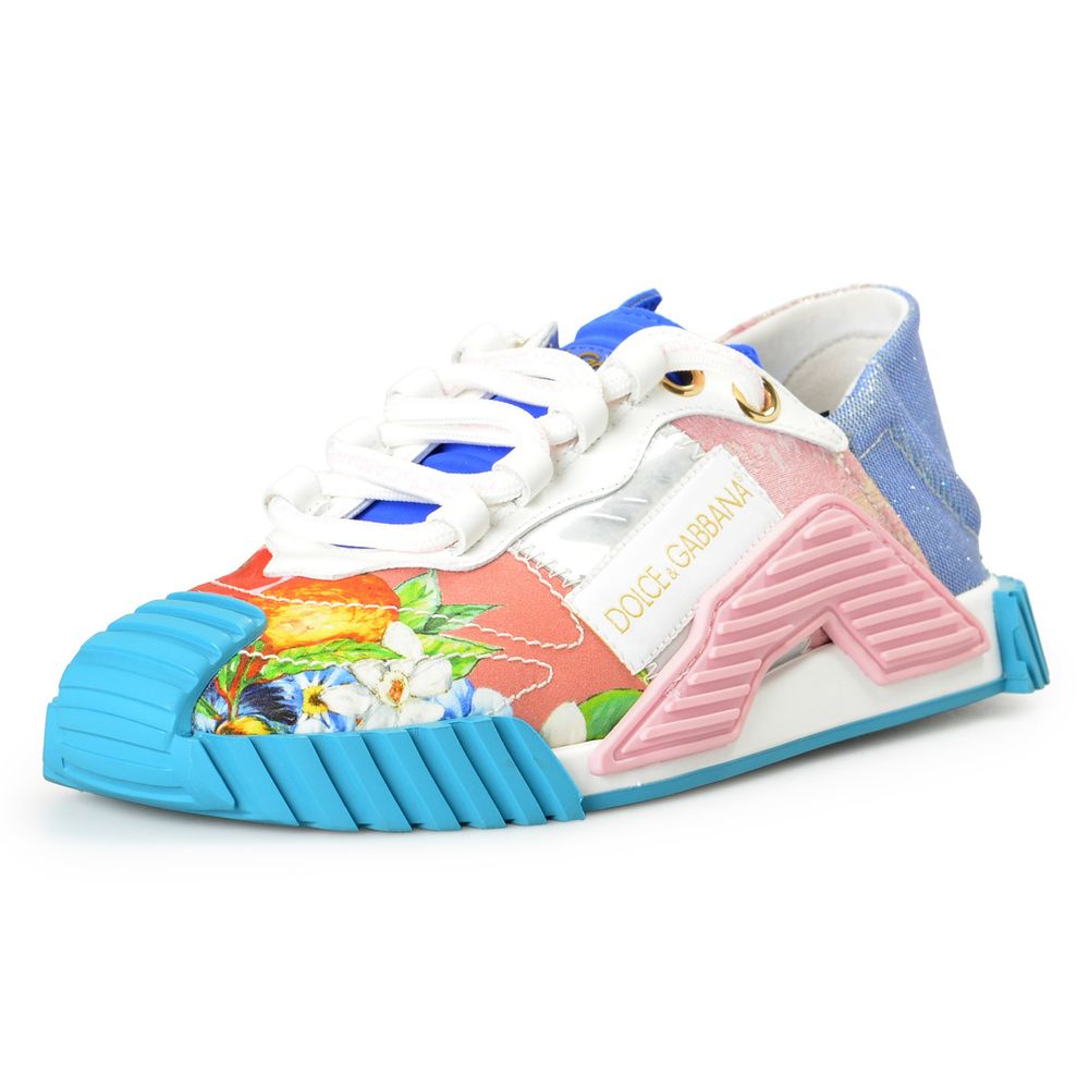 Zapatillas de algodón multicolor