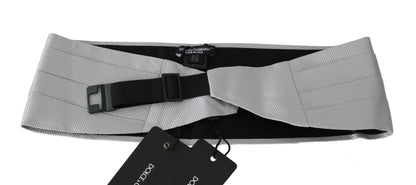 Elegant Silk Gray Cummerbund