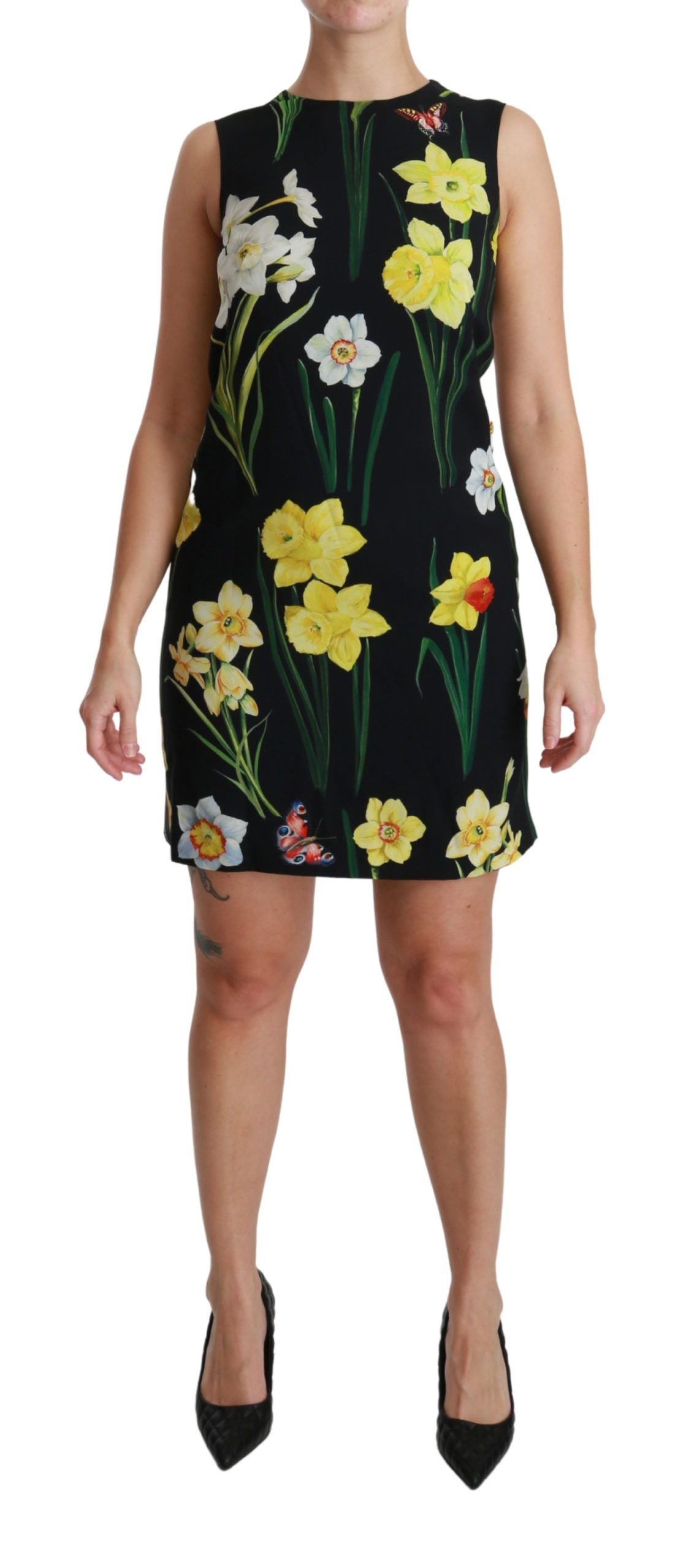 Mini-Etuikleid mit Blumenmuster – Eleganz neu definiert