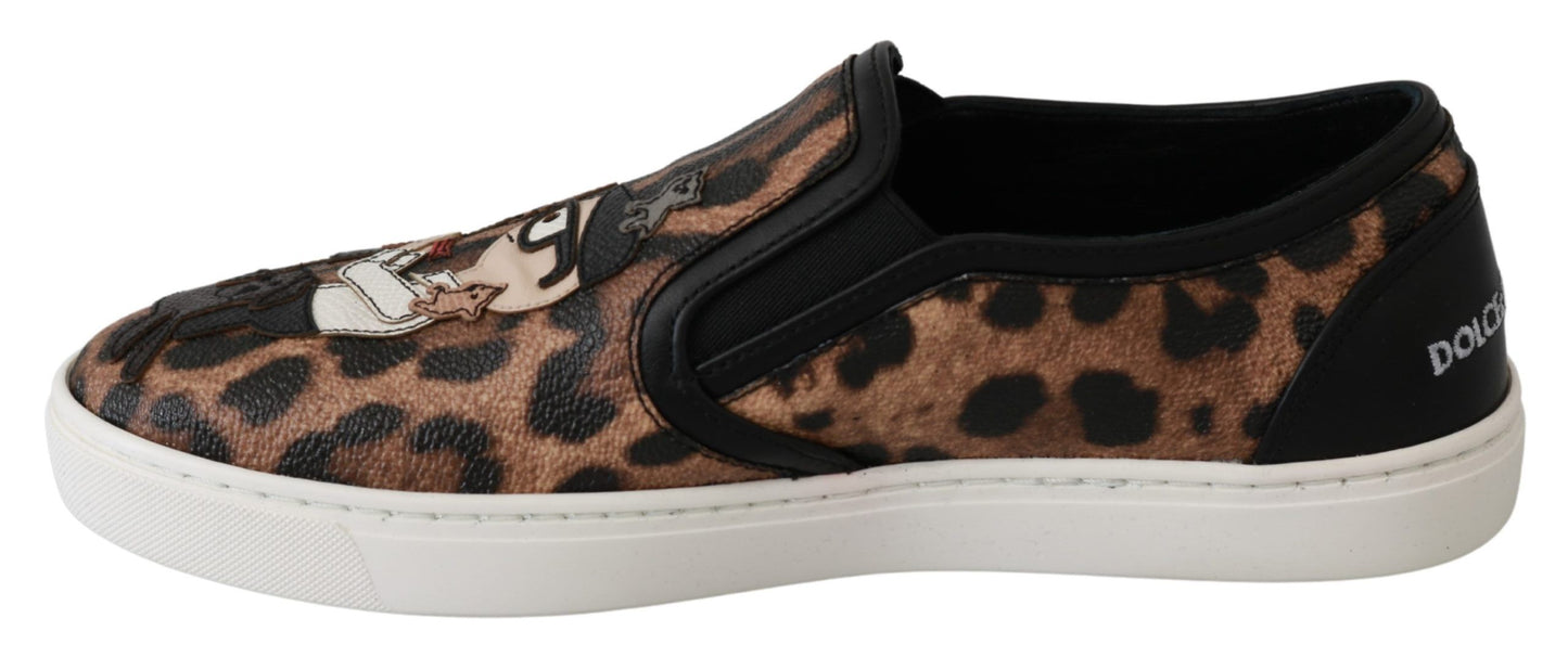 Mocasines elegantes con estampado de leopardo para una comodidad elegante