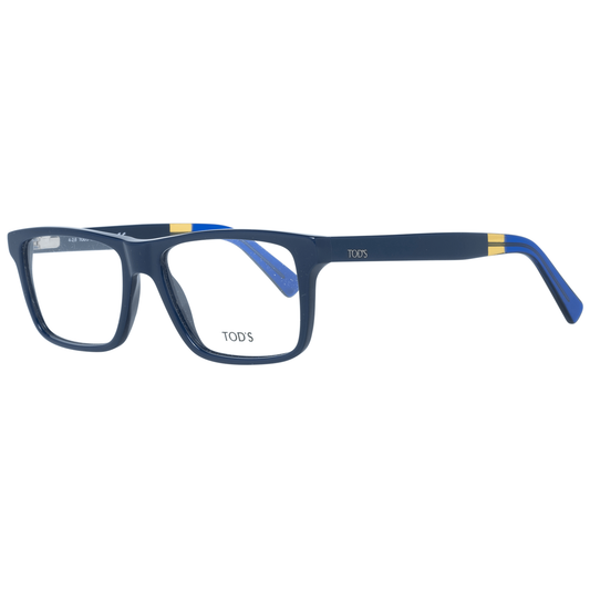 Chic Blue Rectangular Men's Eyewear