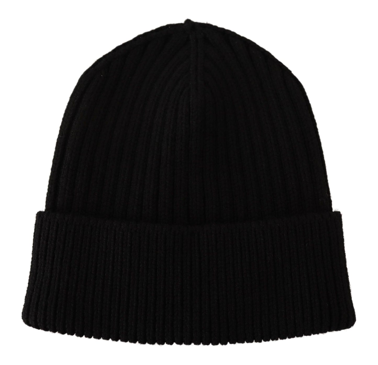 Gorro elegante de lana de punto trenzado con forro polar