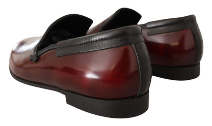 Edle Bordeaux Lederloafer