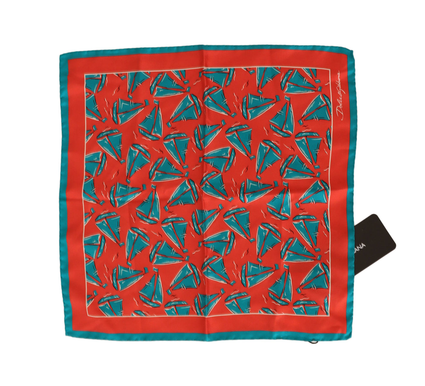 Sunset Marina Silk Pocket Square