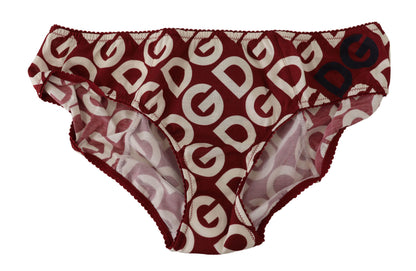 Multicolor DG Logo Print Slip Bottom Underwear