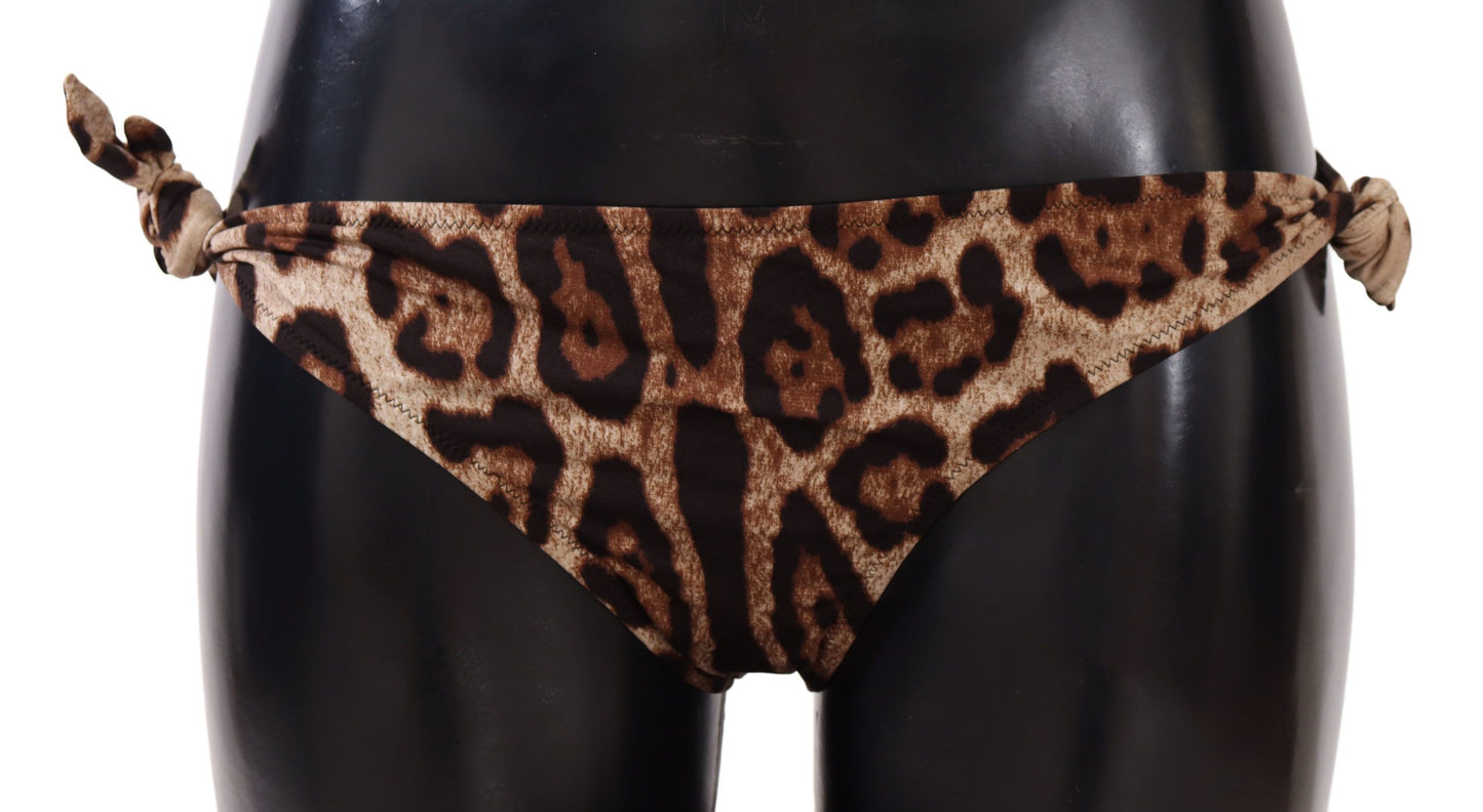 Elegantes Bikinihöschen mit Leopardenmuster