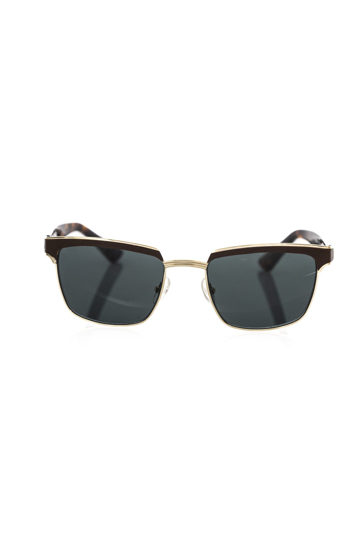 Braune Metallic-Sonnenbrille für Herren