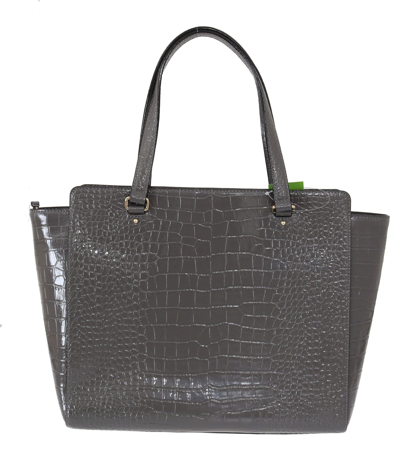 Bolso elegante de piel gris Elissa