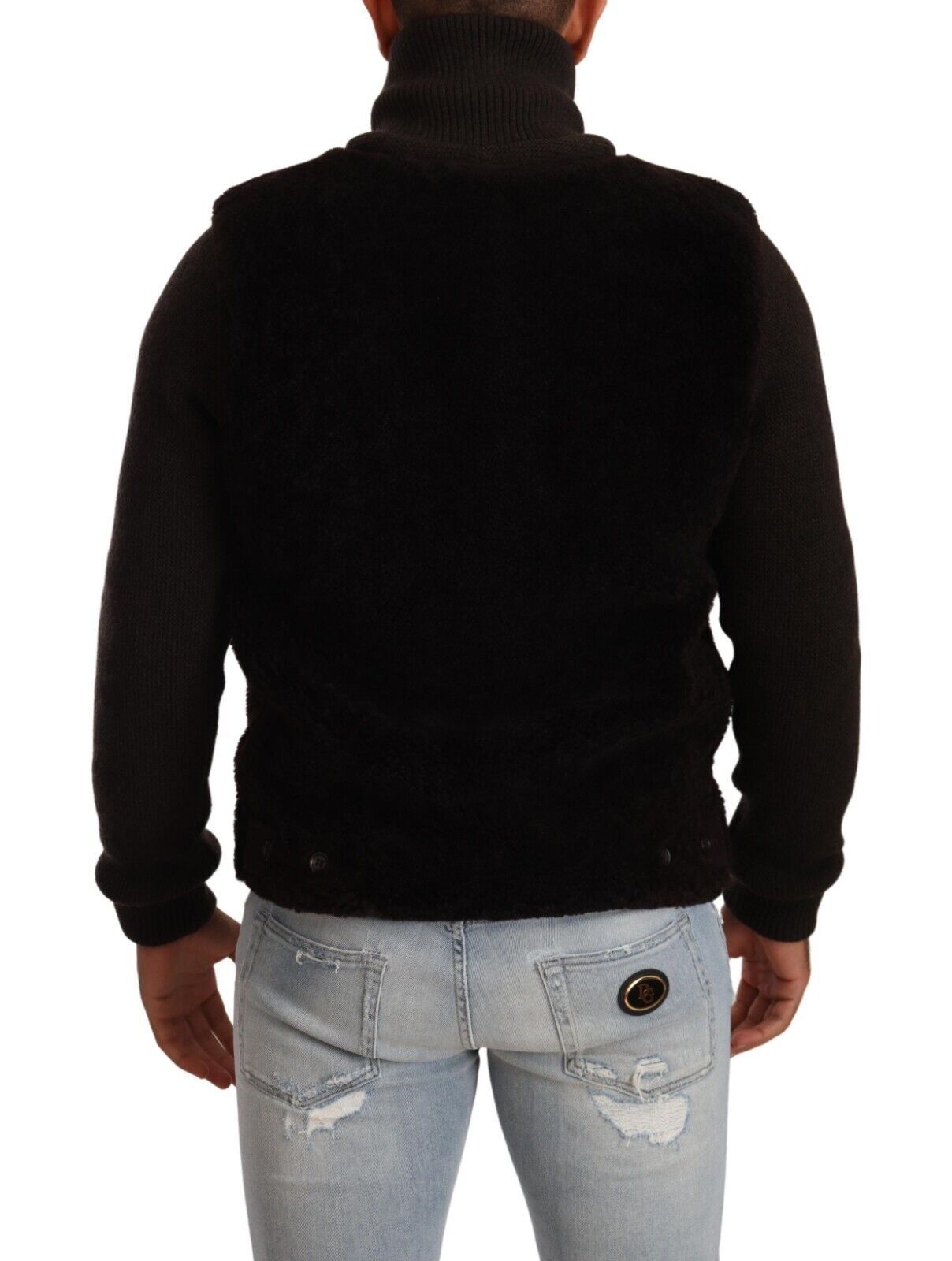 Elegante chaqueta bomber de cuero