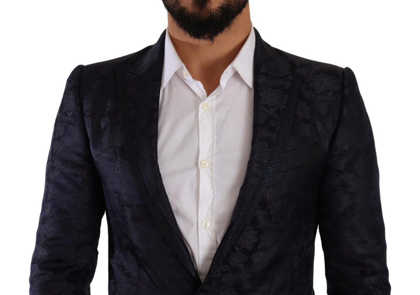 Elegante blazer formal azul oscuro MARTINI