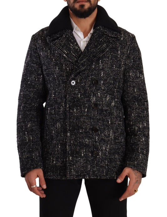 Chic Double Breasted Wool Blend Overcoat