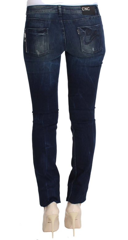 Schicke Slim Fit Skinny Blue Jeans