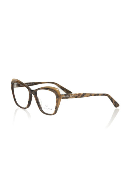 Beige Acetat Damenbrille