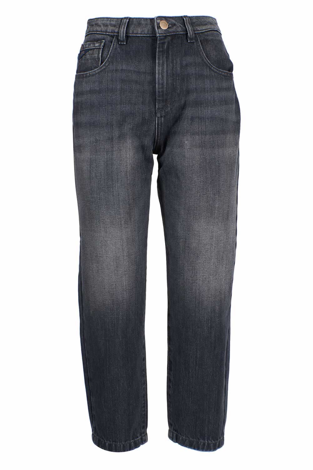 Black Cotton Women Jeans