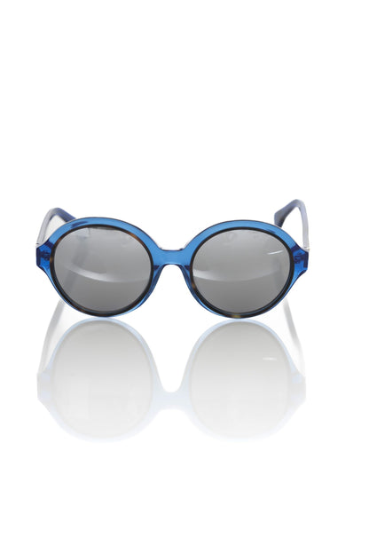 Blaue Acetat-Sonnenbrille für Damen