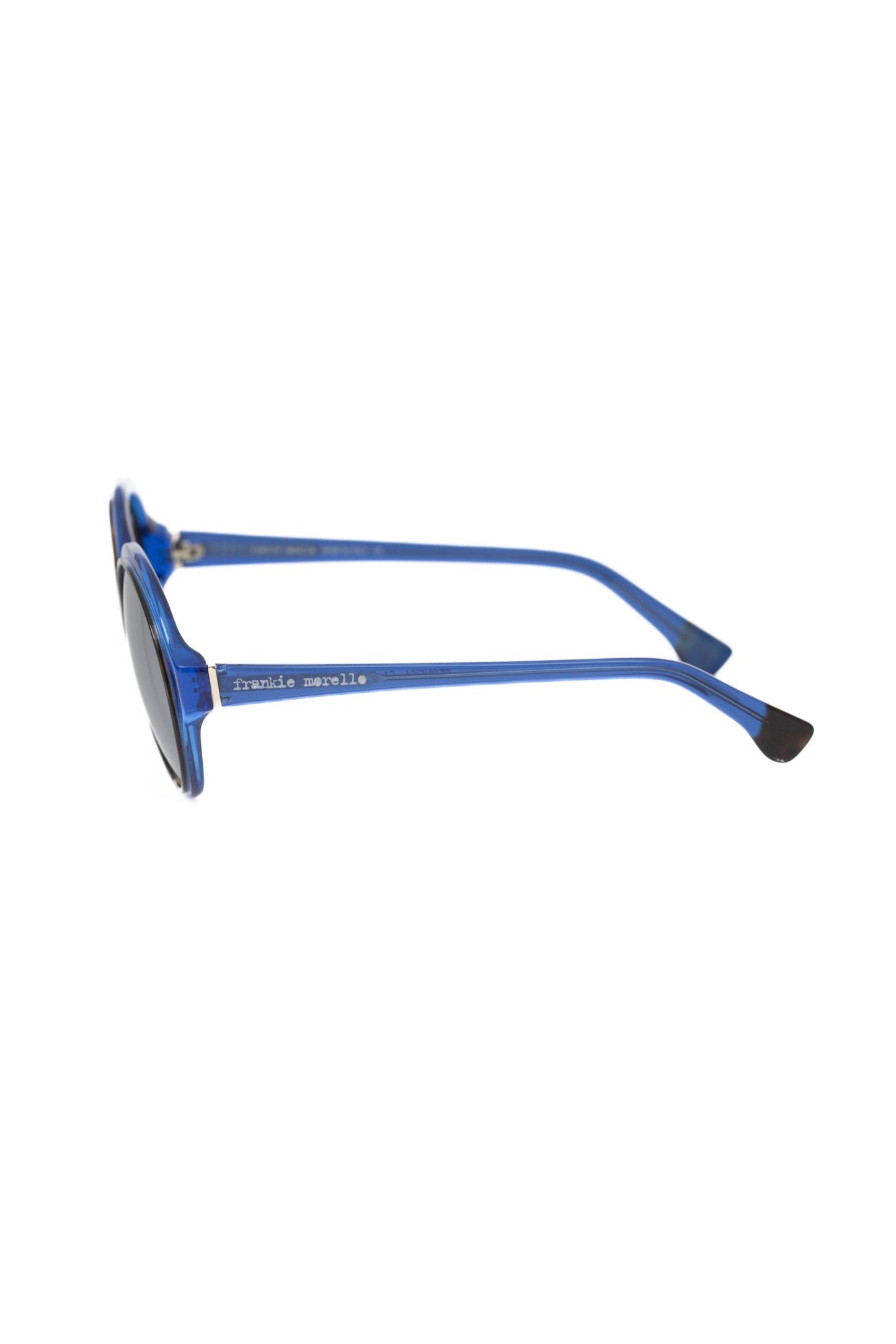 Blaue Acetat-Sonnenbrille für Damen