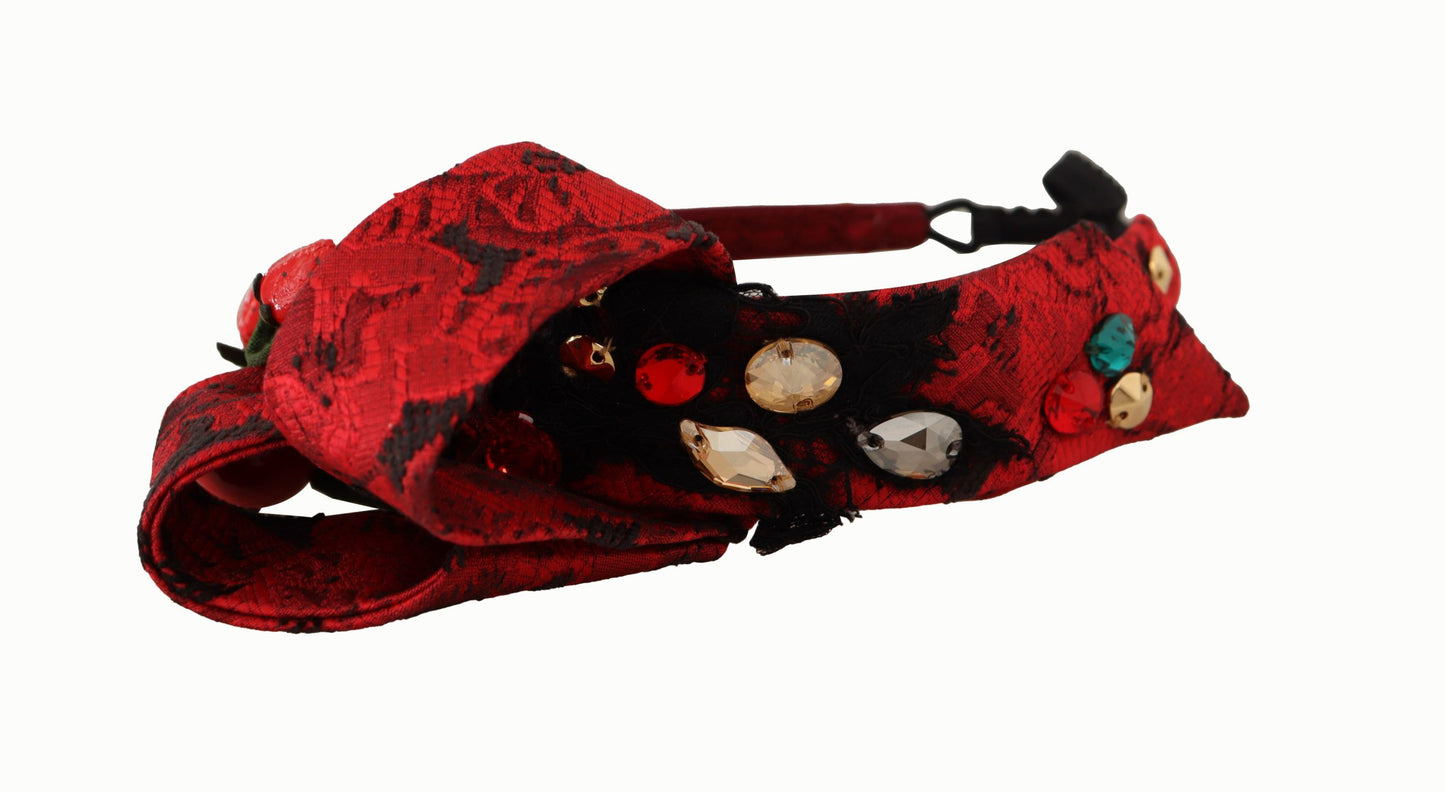 Cherry Sicily Verziertes rotes Diadem