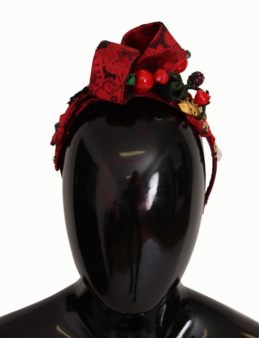 Cherry Sicily Verziertes rotes Diadem