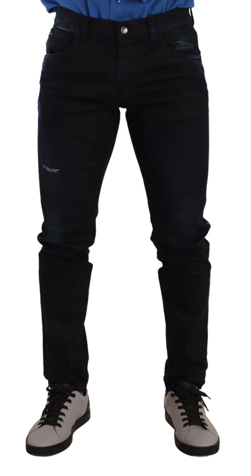 Elegante Slim Fit Jeans in Dunkelblau