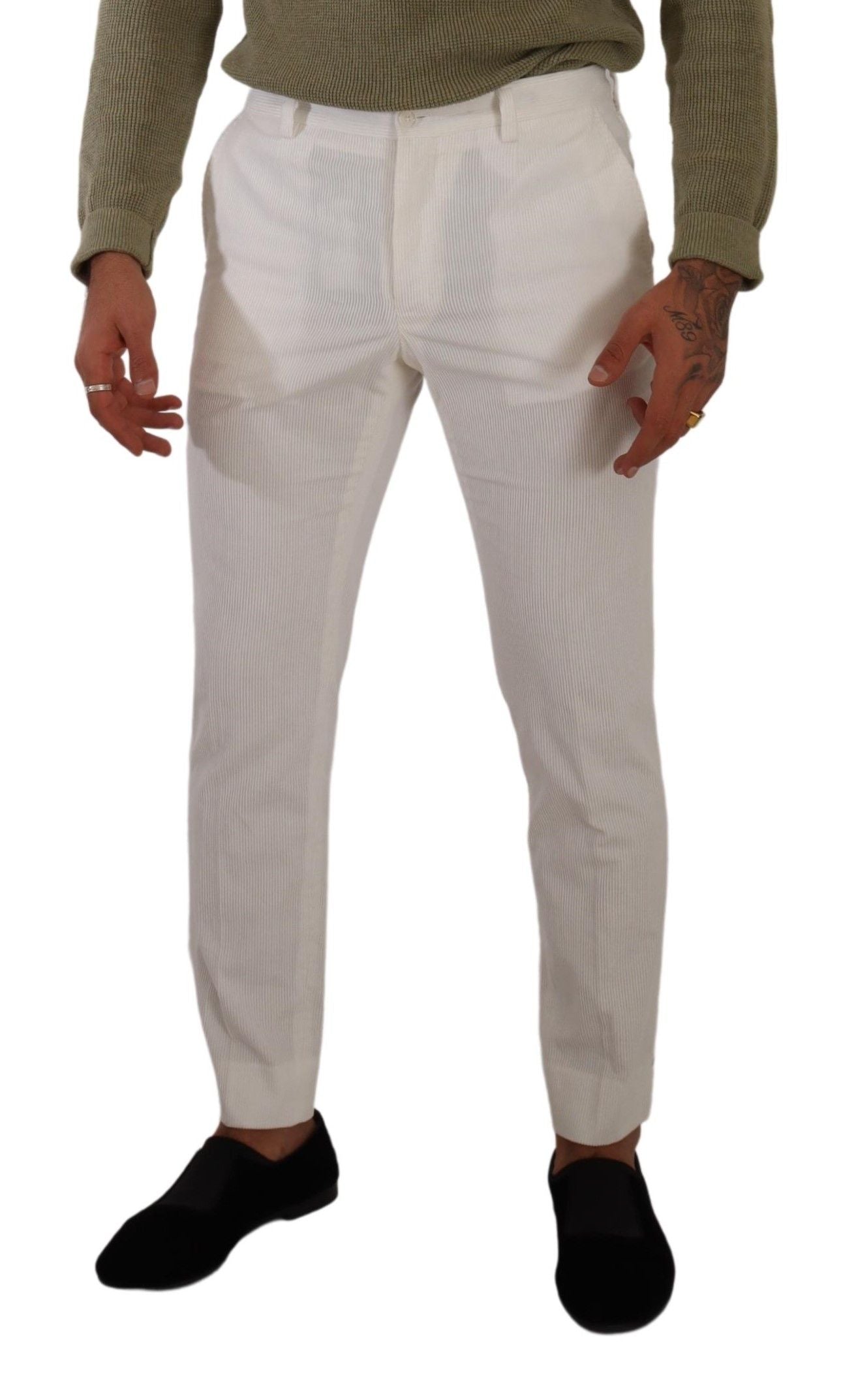 Elegante Slim Fit-Hose aus Baumwolle