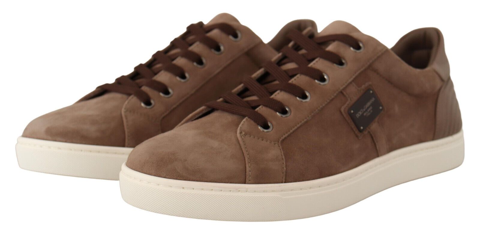 Elegante braune Leder-Sneaker für Herren