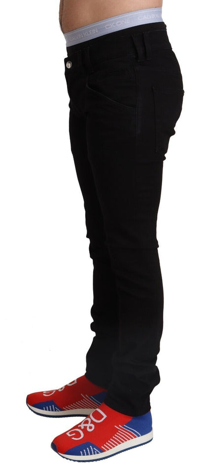 Elegante Slim Fit Jeans in Schwarz