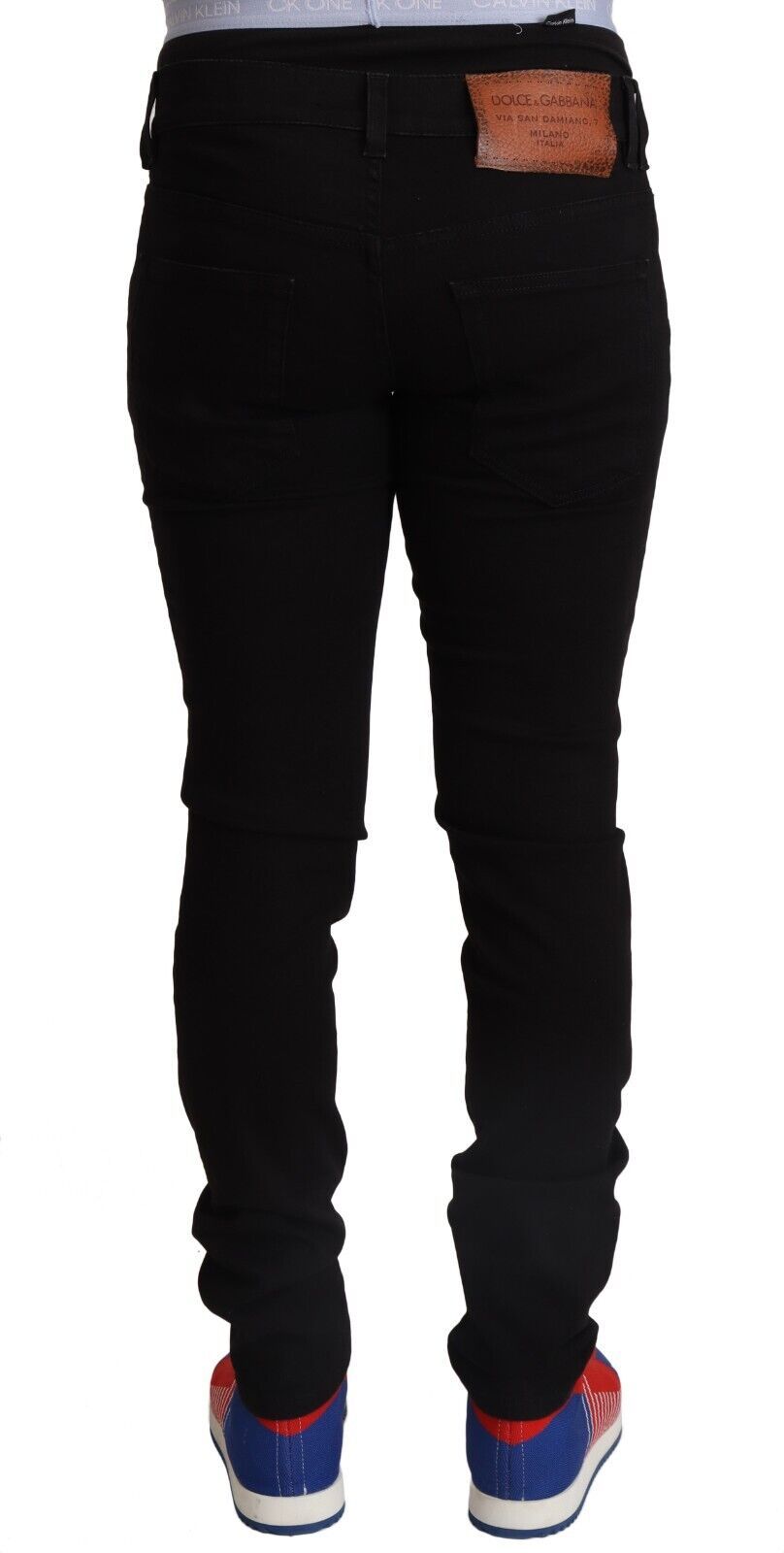 Elegante Slim Fit Jeans in Schwarz