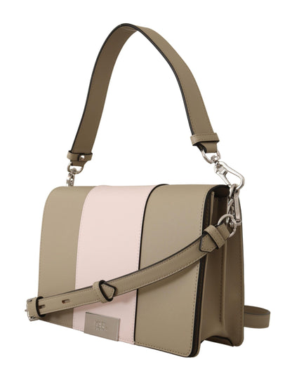 Chic Sage Shoulder Bag with Dual Straps