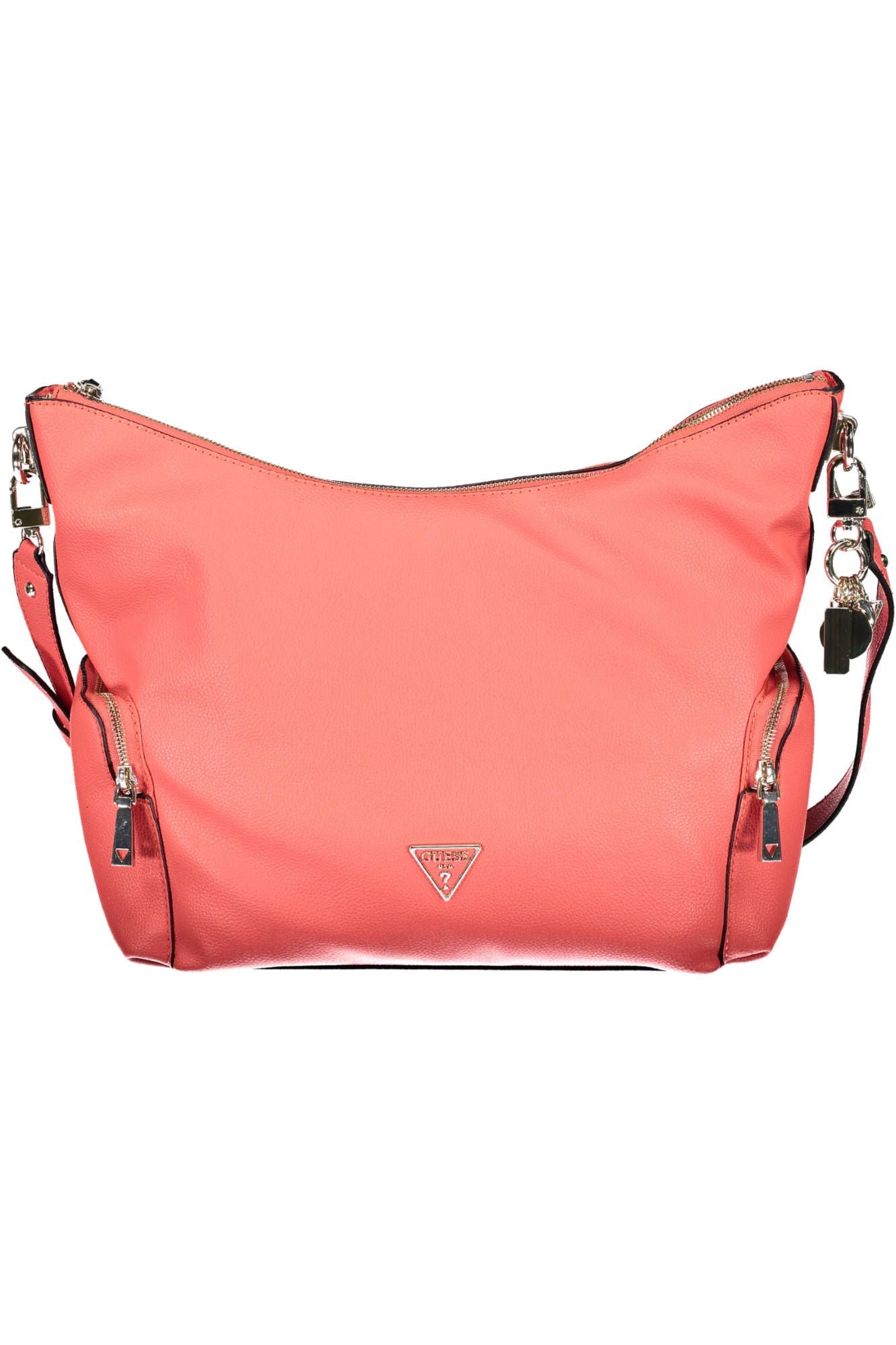 Bolso de mano para mujer de polietileno rosa