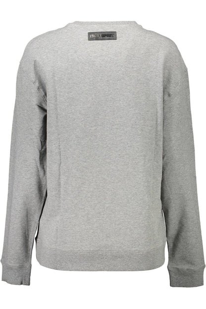 Gray Cotton Women Sweater