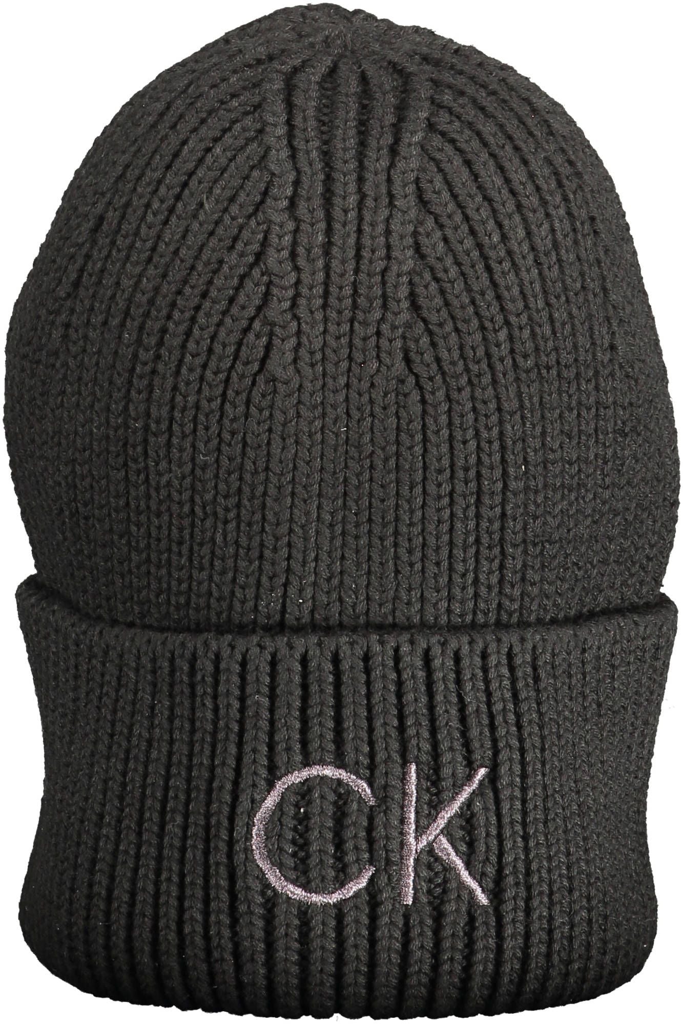 Gorro de algodón negro para mujer