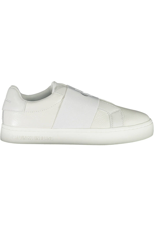 White Leather Women Sneaker