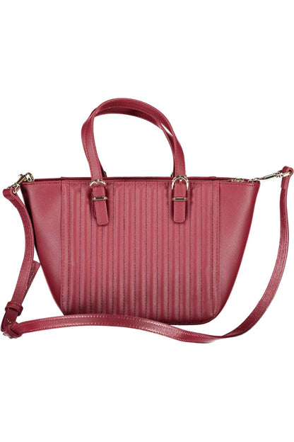 Rote Polyethylen Damen Handtasche