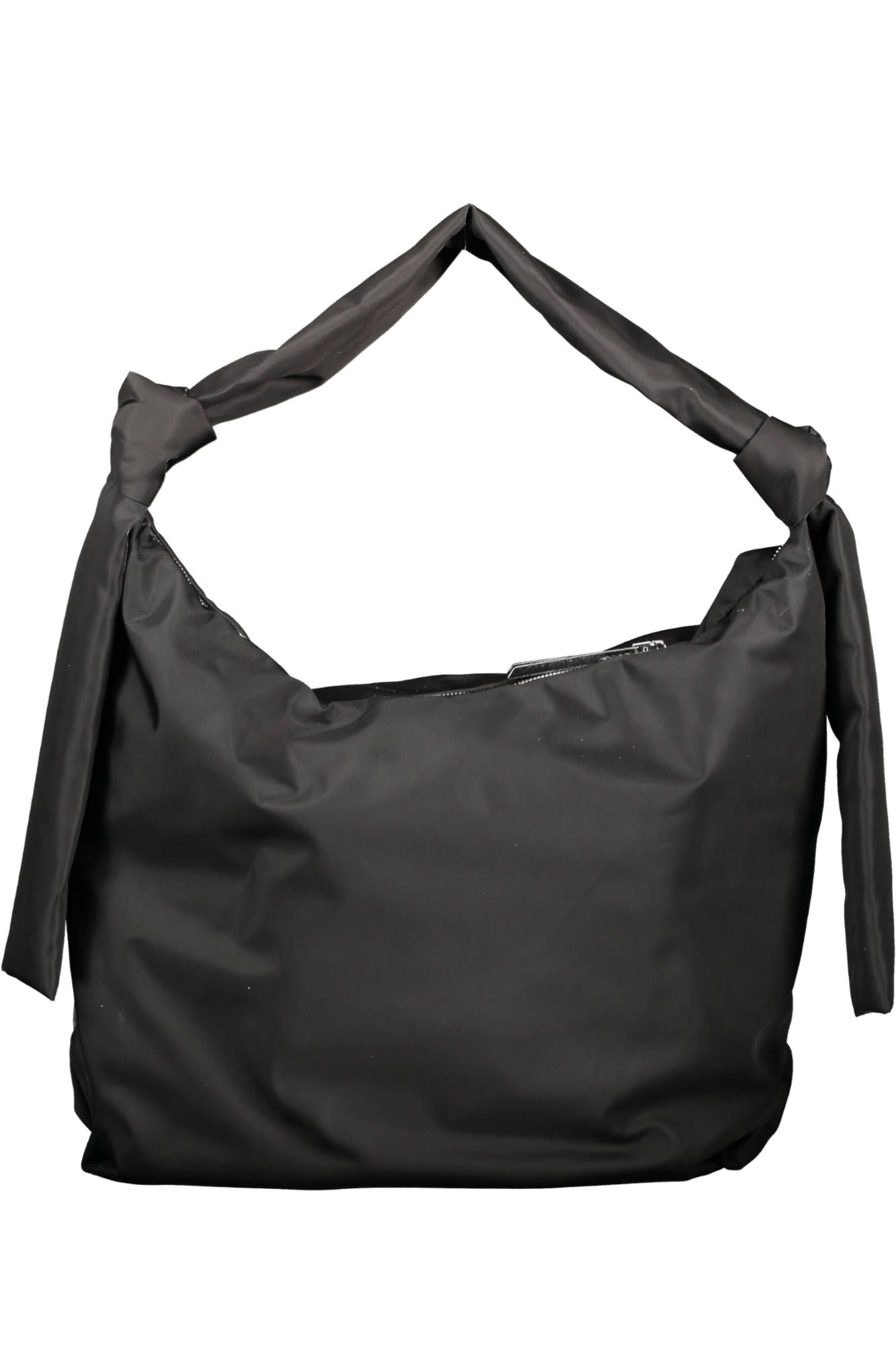 Bolso de mano de mujer de poliéster negro