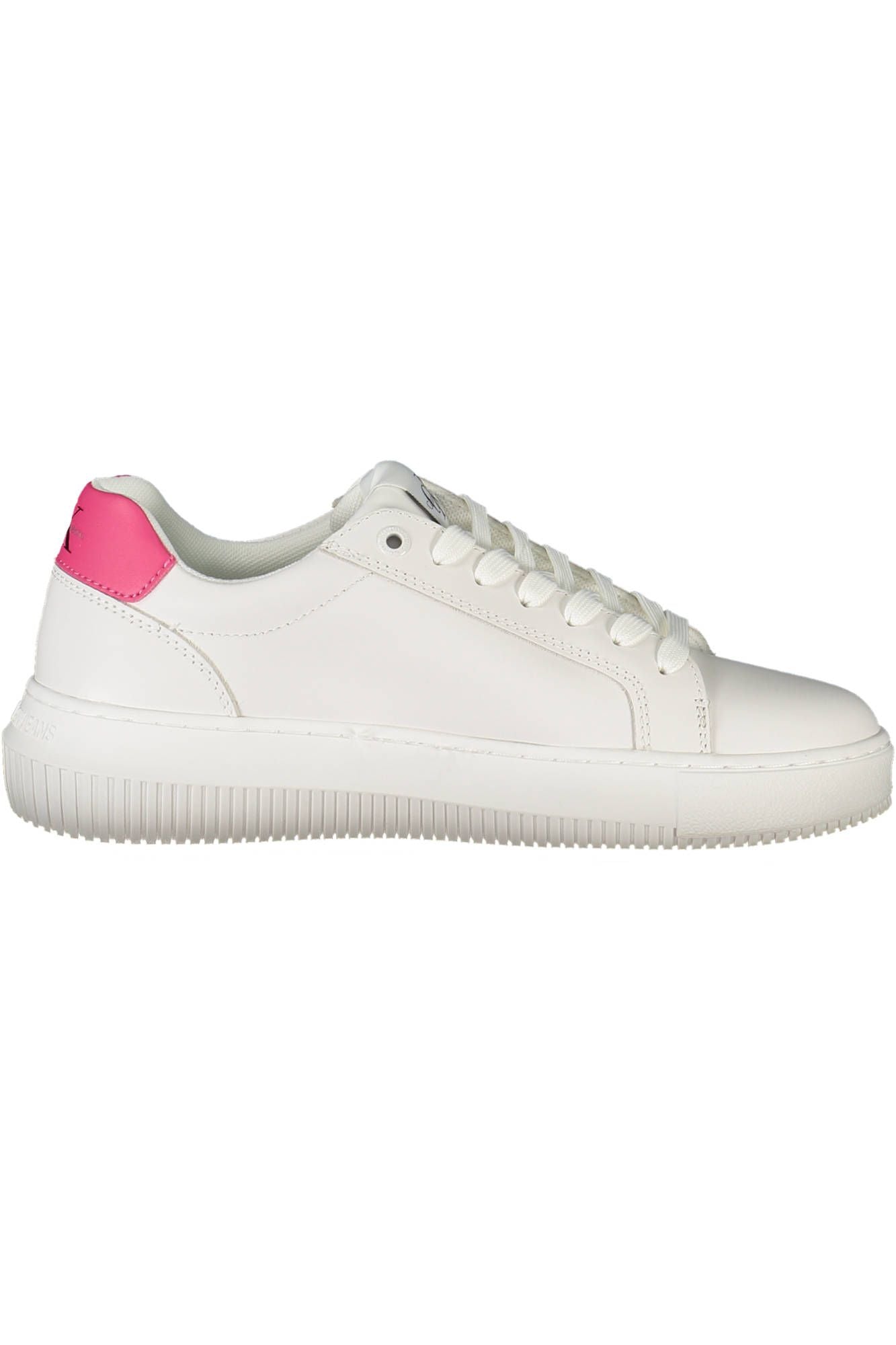 Weiße Leder Damen Sneaker