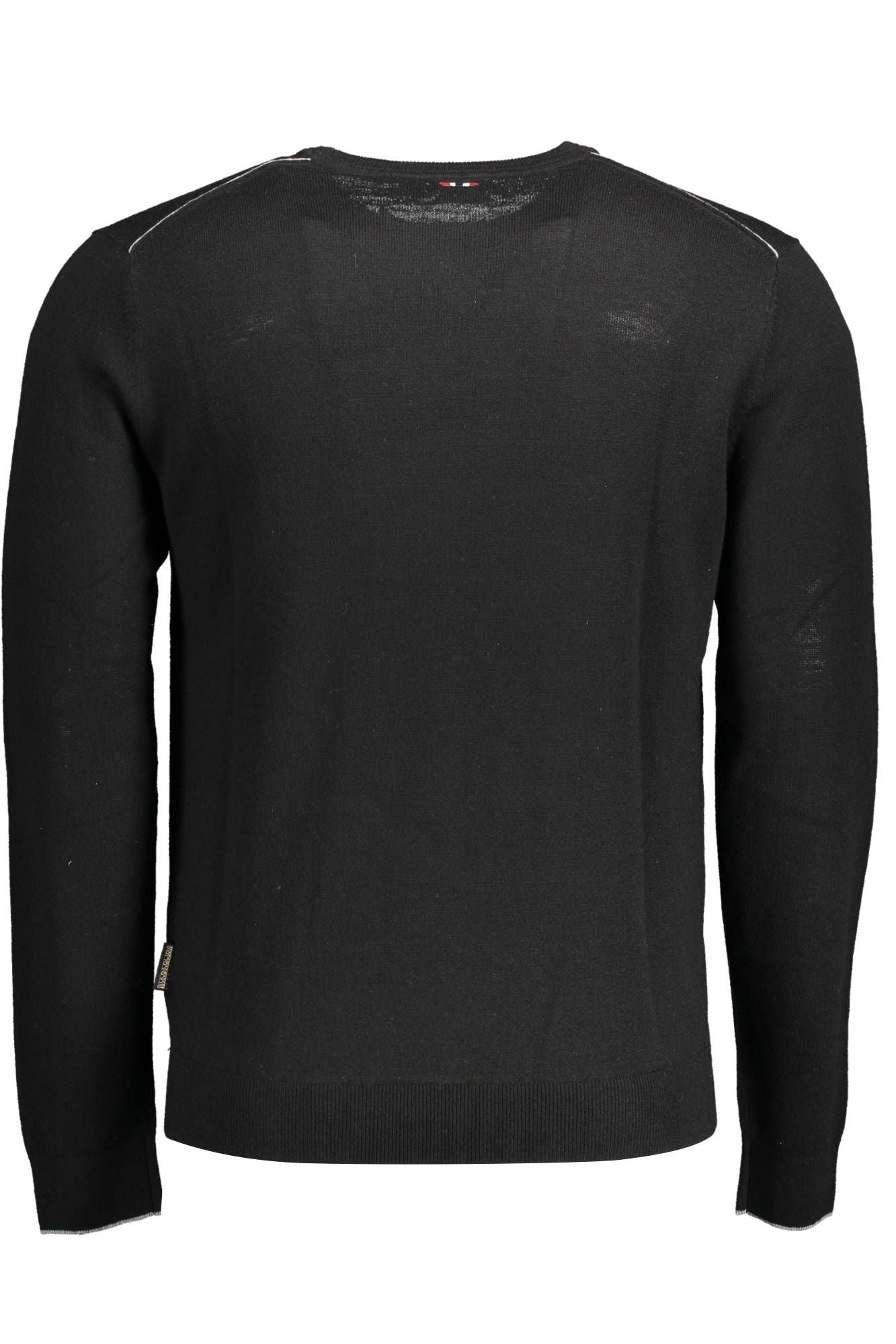 Black Wool Men Sweater