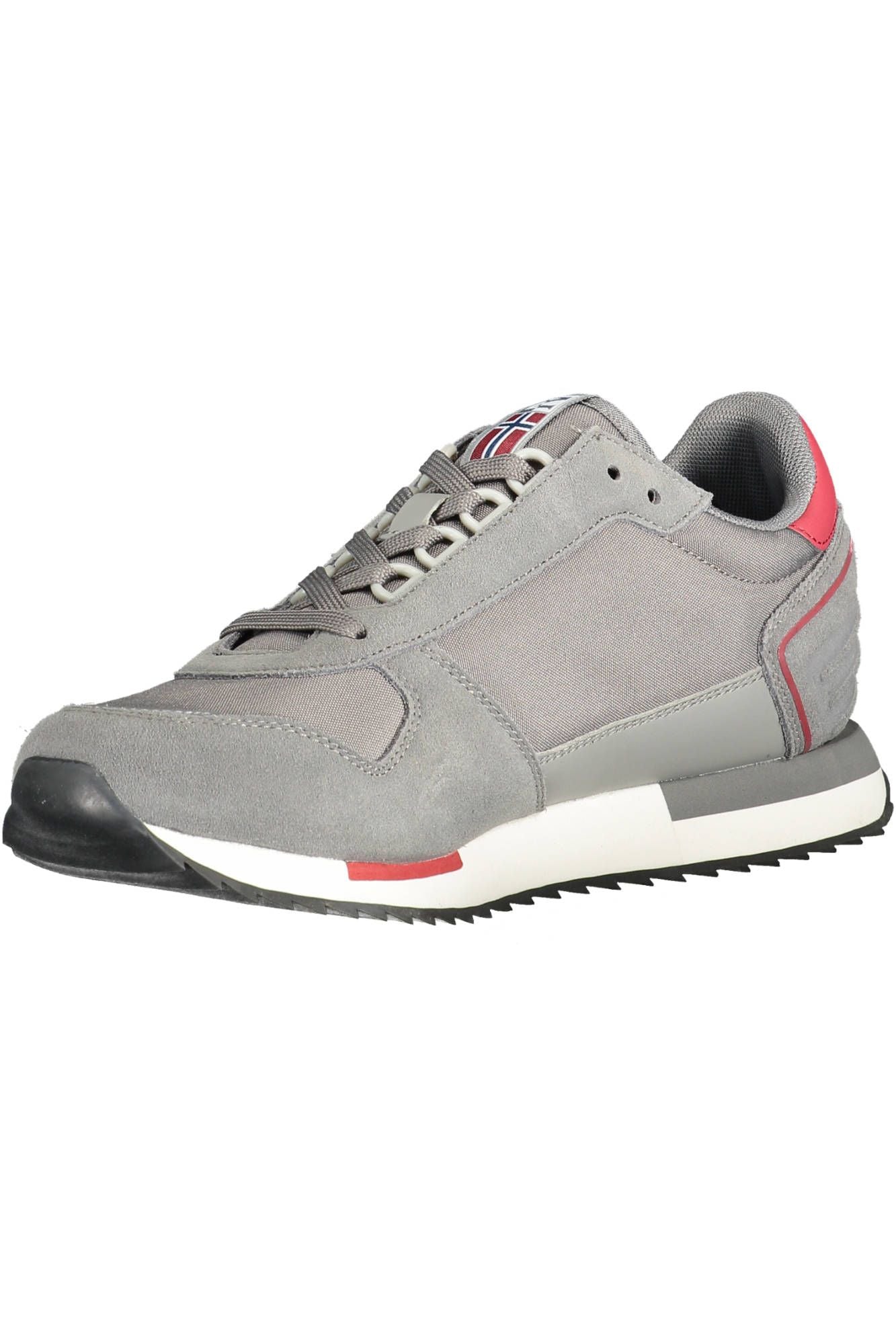 Zapatillas de piel gris para hombre