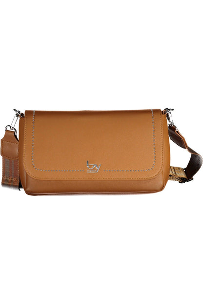 Braune Polyethylen Damen Handtasche