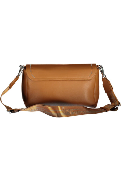 Braune Polyethylen Damen Handtasche