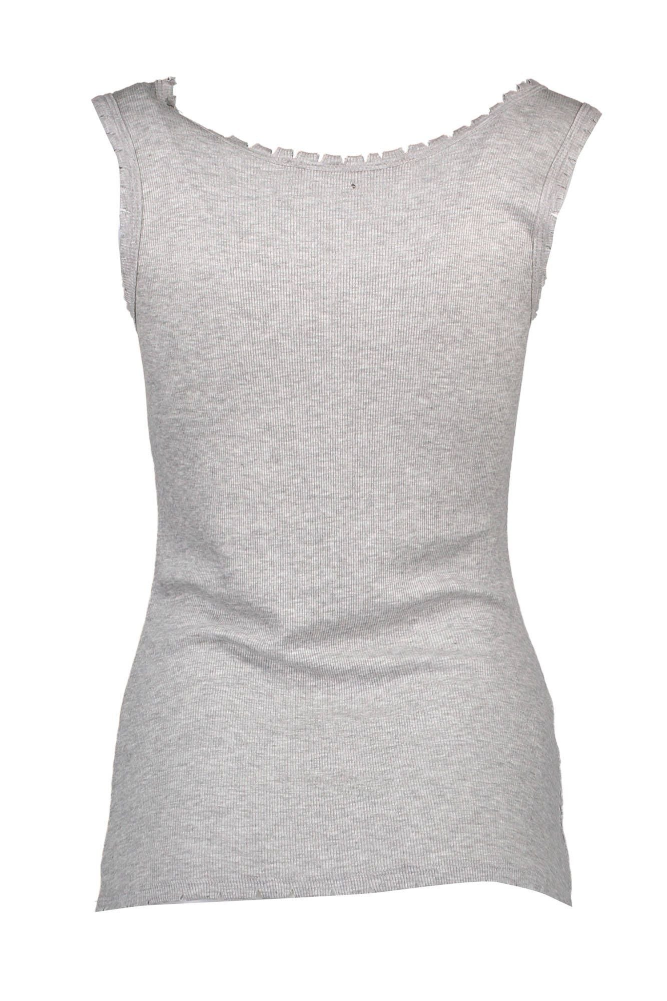 Top de mujer de viscosa gris