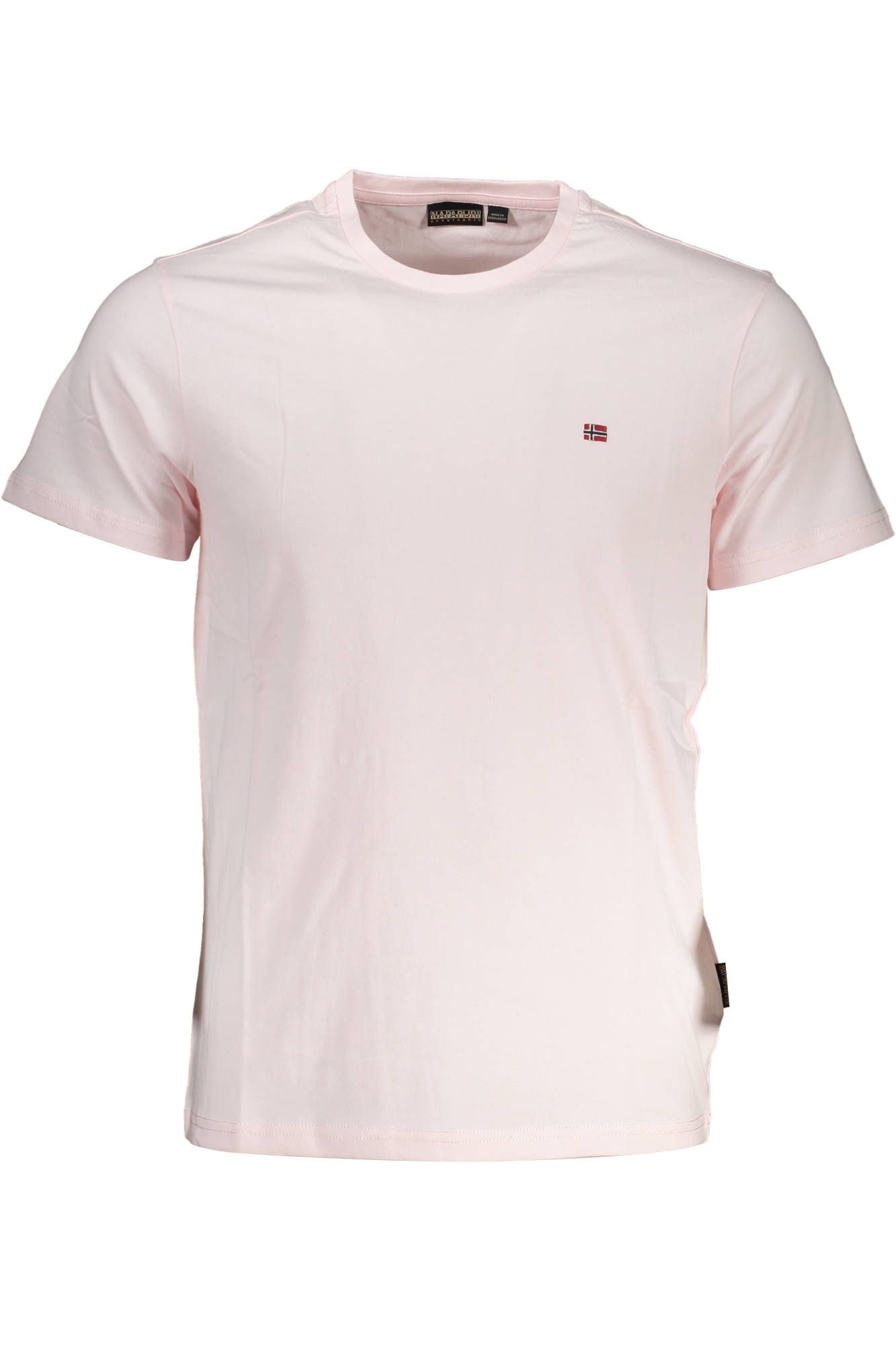 Camiseta de algodón rosa para hombre