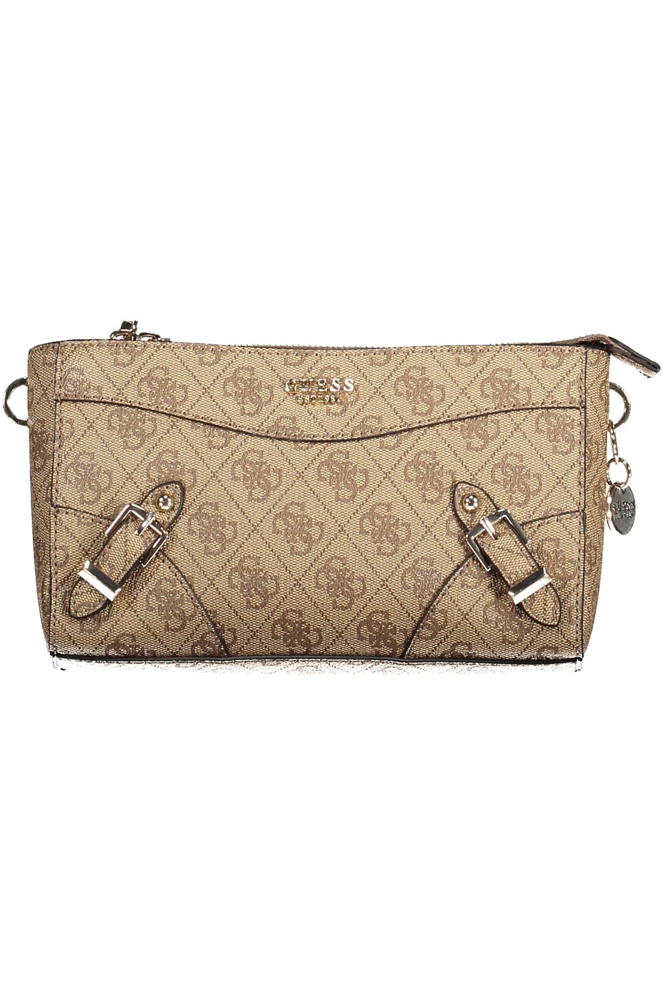 Beige Polyethylen Damen Handtasche