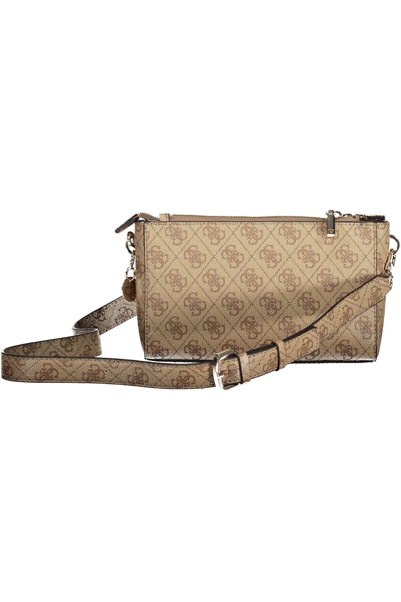 Beige Polyethylen Damen Handtasche